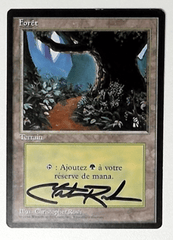 V1176: Forest/Foret: MP: 1994: French: Signed/Autographed: Christopher Rush: Black